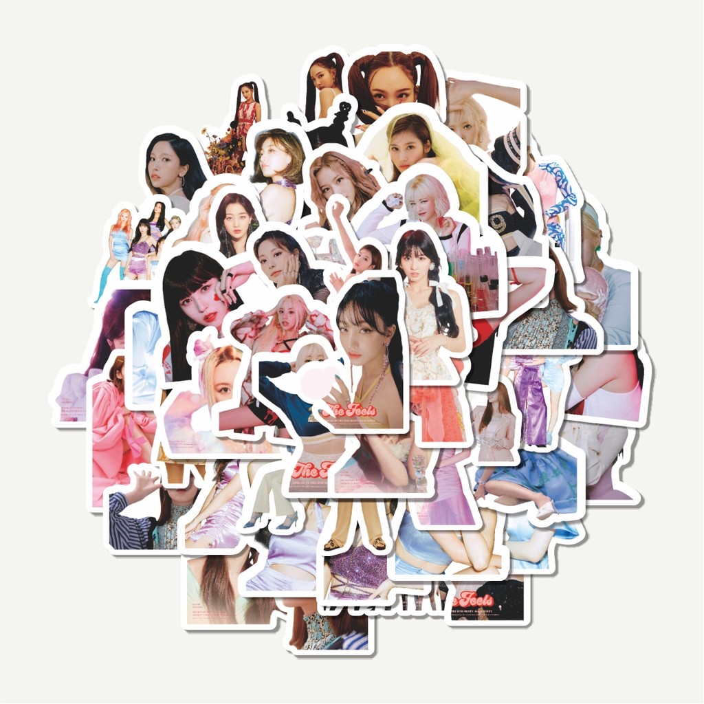 

Sticker Pack Stiker TWICE Album 1&2 | Sticker TUMBLR | Stiker LAPTOP KOPER HELM
