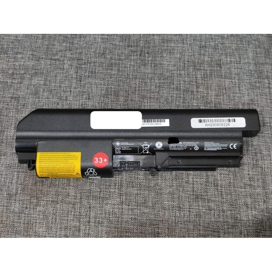 Baterai Laptop Thinkpad R400 R61 T400 T61 14 - Black
