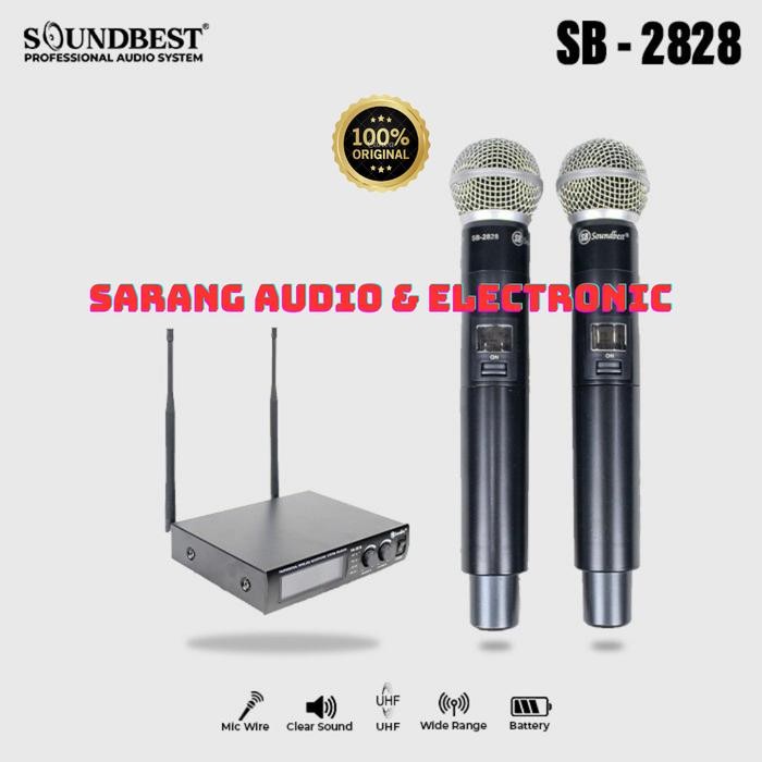 MIC WIRELESS SOUNDBEST SB 2828 SB2828 ORIGINAL