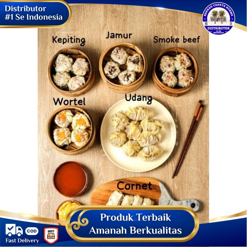 

Dimsum primum 50pics mix +saos hot 1