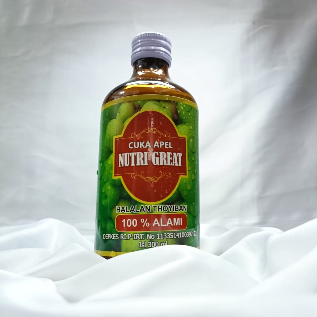 

ORIGINAL | Cuka Apel Nutri Great Original Isi 300 ml | Herbal Waz