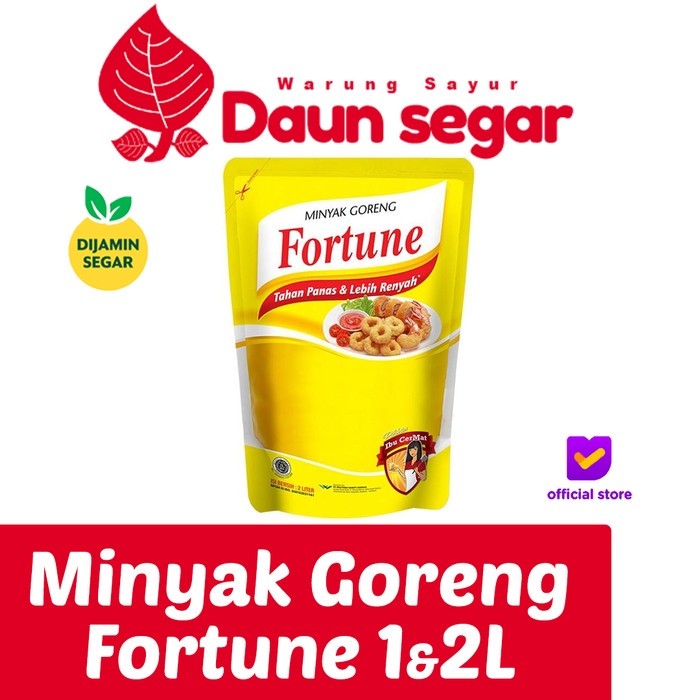 

Fortune 2 Liter Minyak Goreng Promo Murah 1 dus - Daun segar