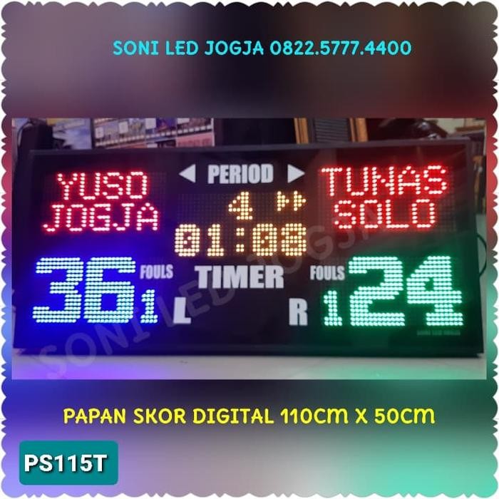Papan skor digital scoreboard led skor skoring scoringboard score scor - RemotTV+Kabel