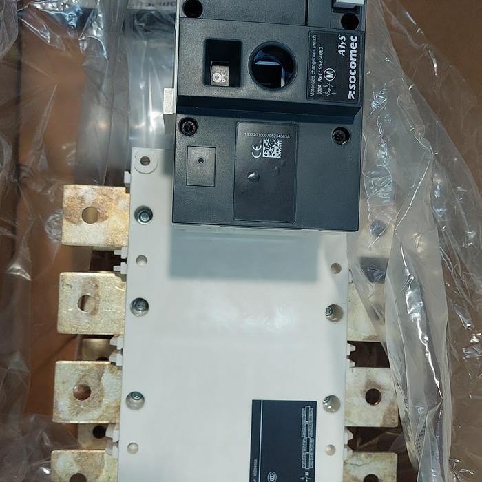Atys r Socomec motorised 4 (pole) 630A 220VAC ORIGINAL NEW MURAH