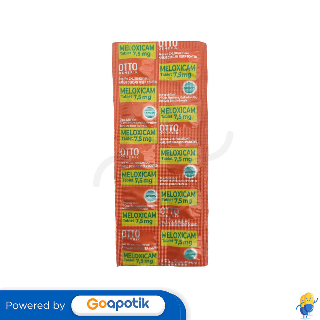 Meloxicam Otto 7.5 Mg Strip 10 Tablet