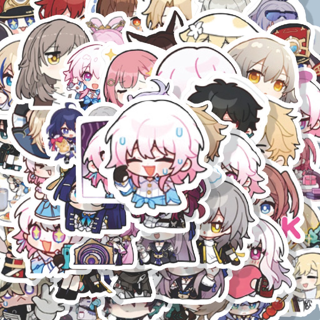 

100PCS Lucu Stiker Anime Honkai Star Rail Stiker Aesthetic Stiker Anti Air Stikers Berperekat Waterproof sticker decal buat Motor Helm Buku Journal Koper Casing HP Laptop Botol Minum Hadiah anak