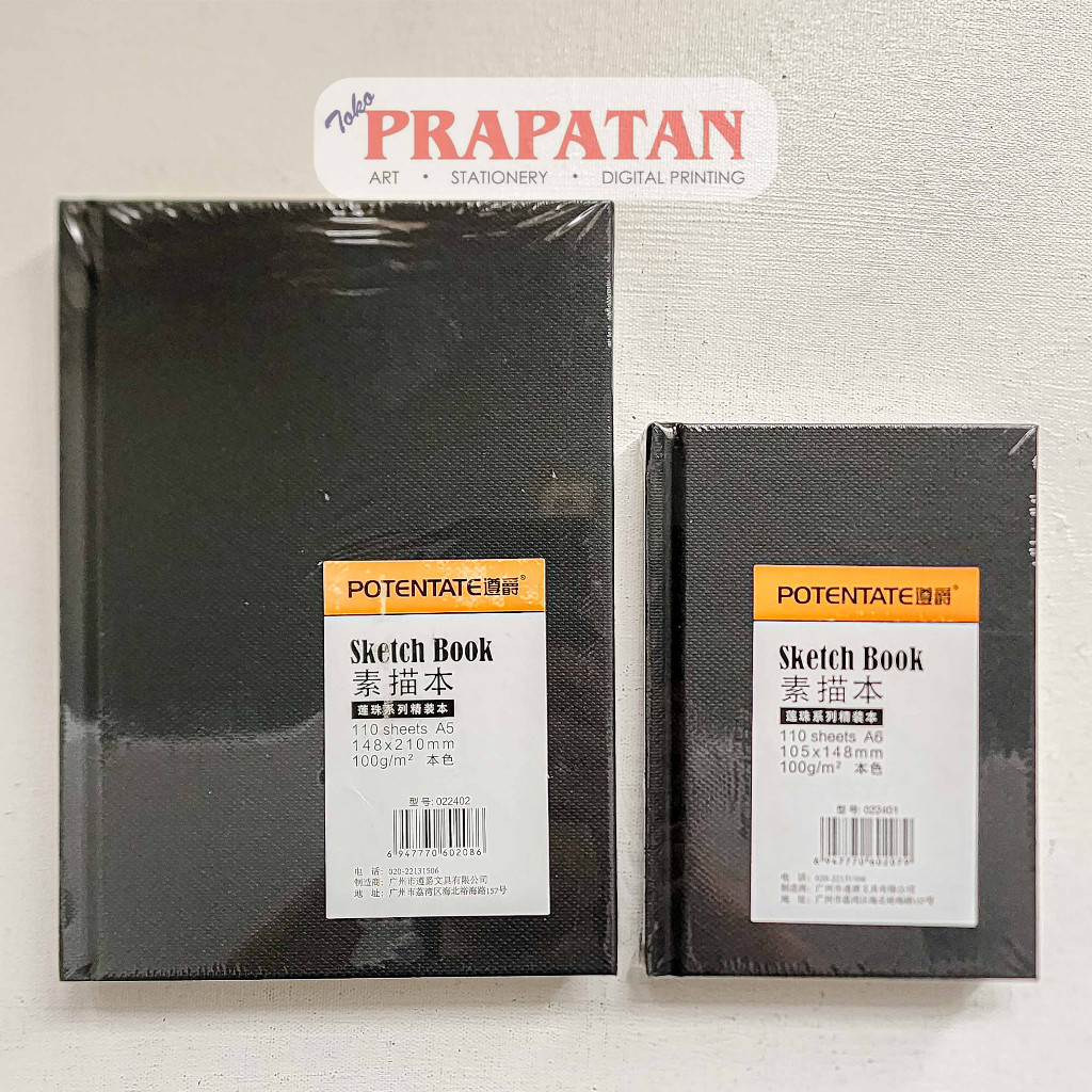 

COD Potentate Sketchbook Hard Cover A6/A5 | Buku Gambar