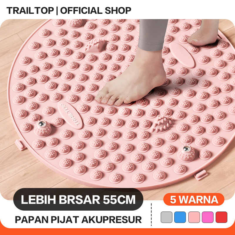 TrailTop Karpet Akupresur Pijat Terapi Kaki Bantalan Refleksi Kaki Matras Foot Massager