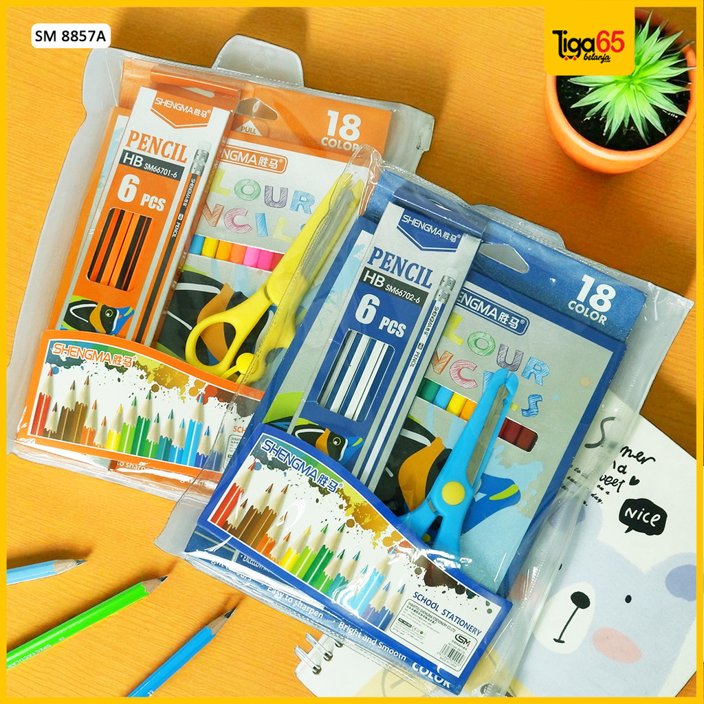 

Stationery Set / Paket Alat Tulis / Souvenir Pensil Set SM8857A