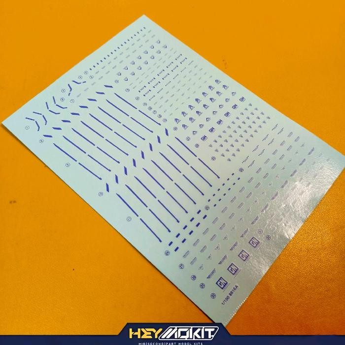 MG 1/100 ASTRAEA ASTREA WHITE 8816A 8816 PART WSD WATER SLIDE DECAL STICKER MODELKIT GUNDAM