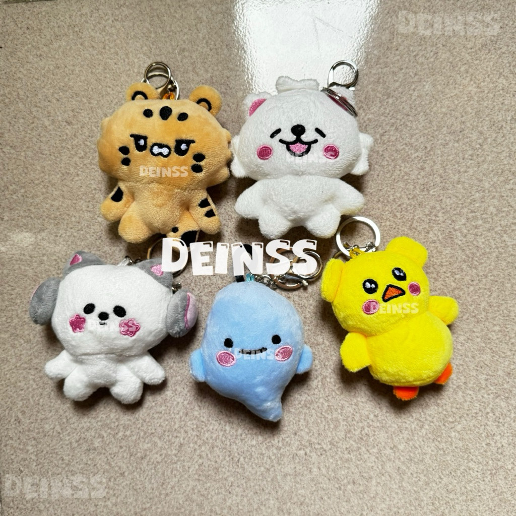 SEVS.QOR READY Lesserafim Plush doll keyring Le Sserafim Fims Club Keychain Kazuha Sakura Chaewon