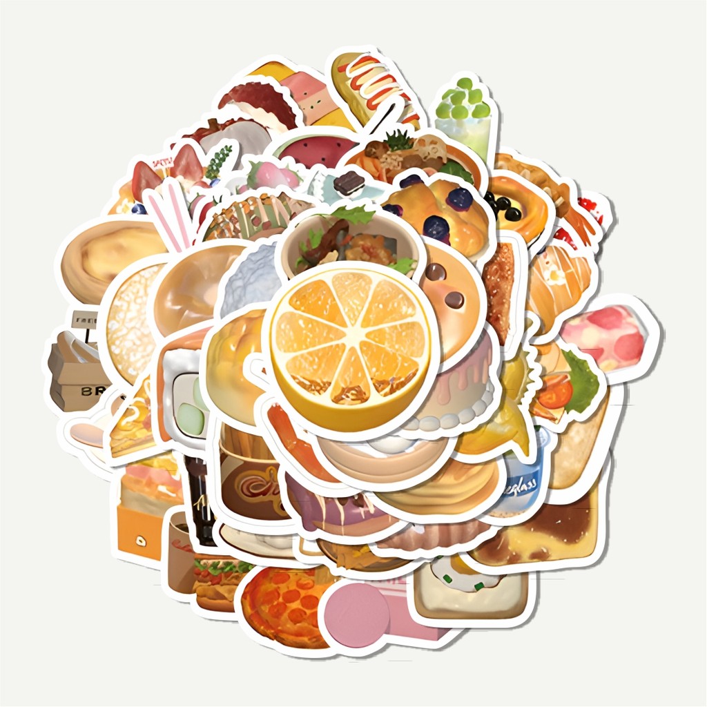 

Sticker Pack Stiker INS Chesee Cake Butter Toast | Sticker TUMBLR | Stiker LAPTOP KOPER HELM