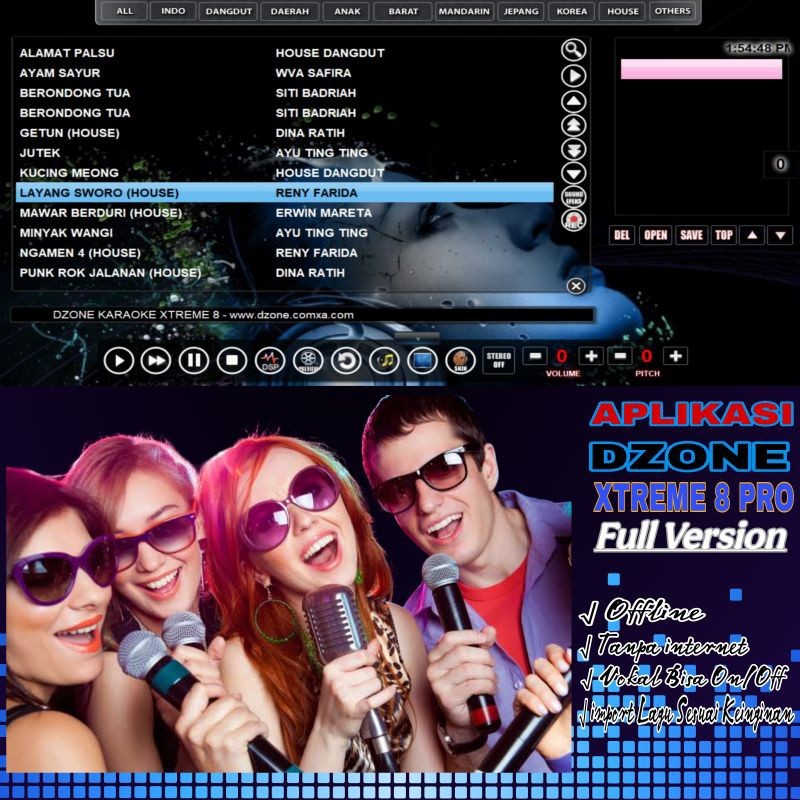 SOFTWARE KARAOKE DZONE 8 XTREME + KEYGEN FULL VERSION