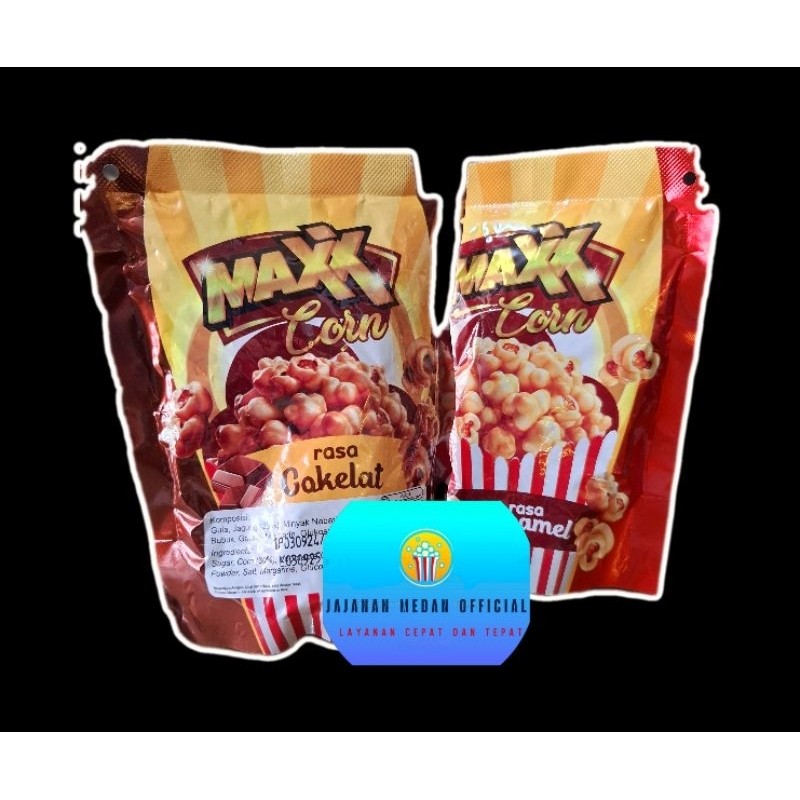 

POP CORN MAXX CARAMEL/COKLAT 20 GRAM/POPCORN/MAXX CORN