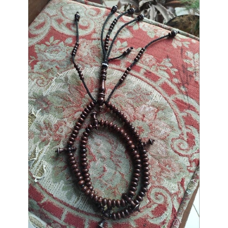 TASBIH AKAR GALIH KAYU ASEM MODEL THARIQAT TIJANIYAH