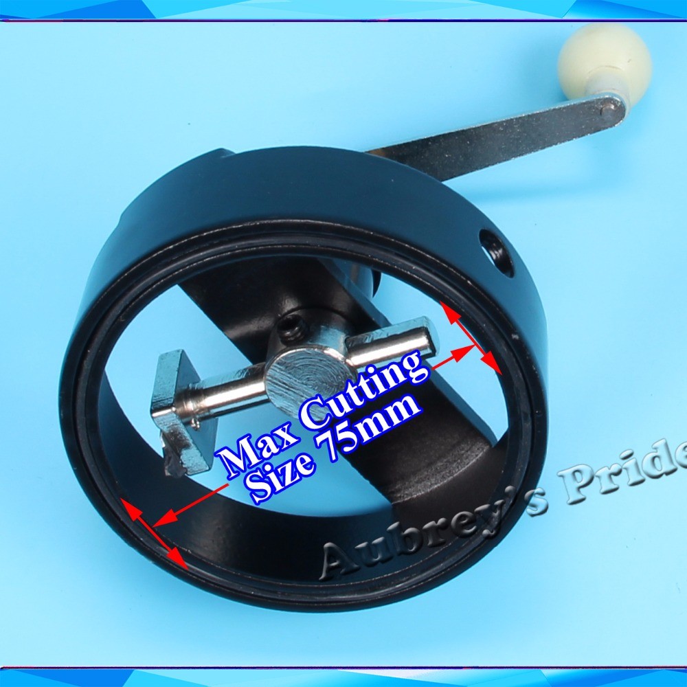 

Adjustable Max Actual Cutting Size 75mm Metal Round Rotary Circle Graphic Paper Cutter Paper Trimmer Sharp Blade
