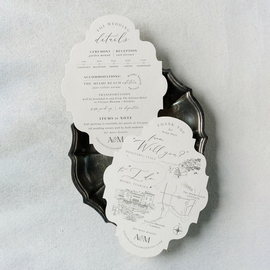 

Custom Elegant Wedding Invitation Personalized Card Design Print Save The Date Announcement Modern Menu Postcard Party Supplies