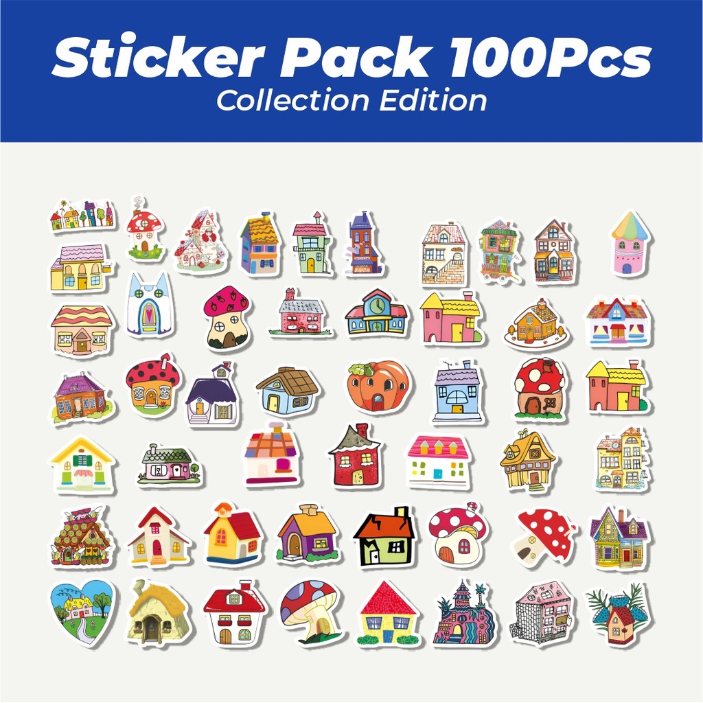 

Hot Stiker Funny Creative House [Rumah Kreatif Lucu] Lucu Anti Air Stikers Berperekat Waterproof Sticker Decal Buat Motor Helm Buku Journal Koper Casing HP Laptop Botol Minum