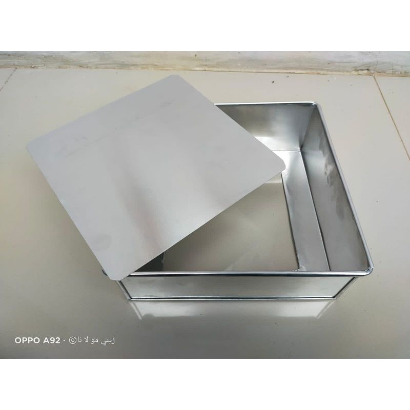 Loyang persegi bongkar pasang/loyang kue cetakan kue