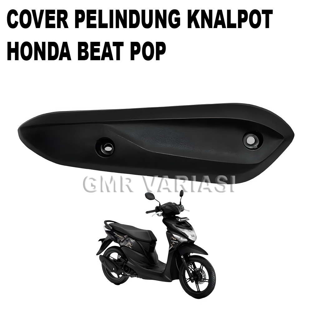 Cover tameng knalpot honda beat pop tutup tameng beat pop cover knalpot beat pop