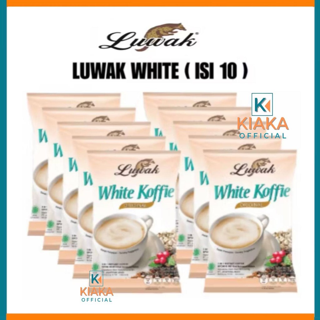 

Luwak White Koffie 1 Renceng isi 10pcs x 20g Halal BPOM Original