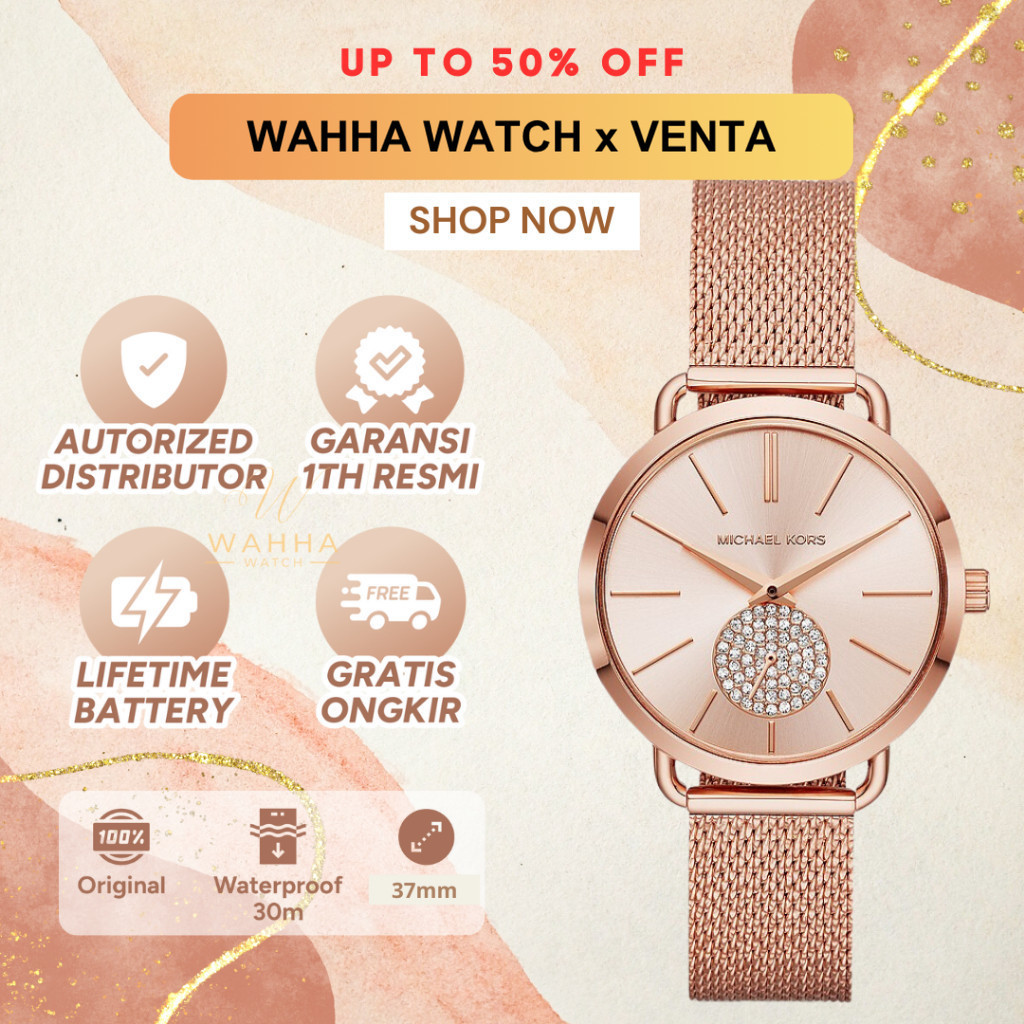 Jam Tangan  MK 3845 Original  Wanita [BERGARANSI]