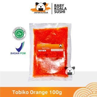 

Tobiko | Telur Ikan SHARE SIZE 100gram - Premium Orange, +Ice Gel
