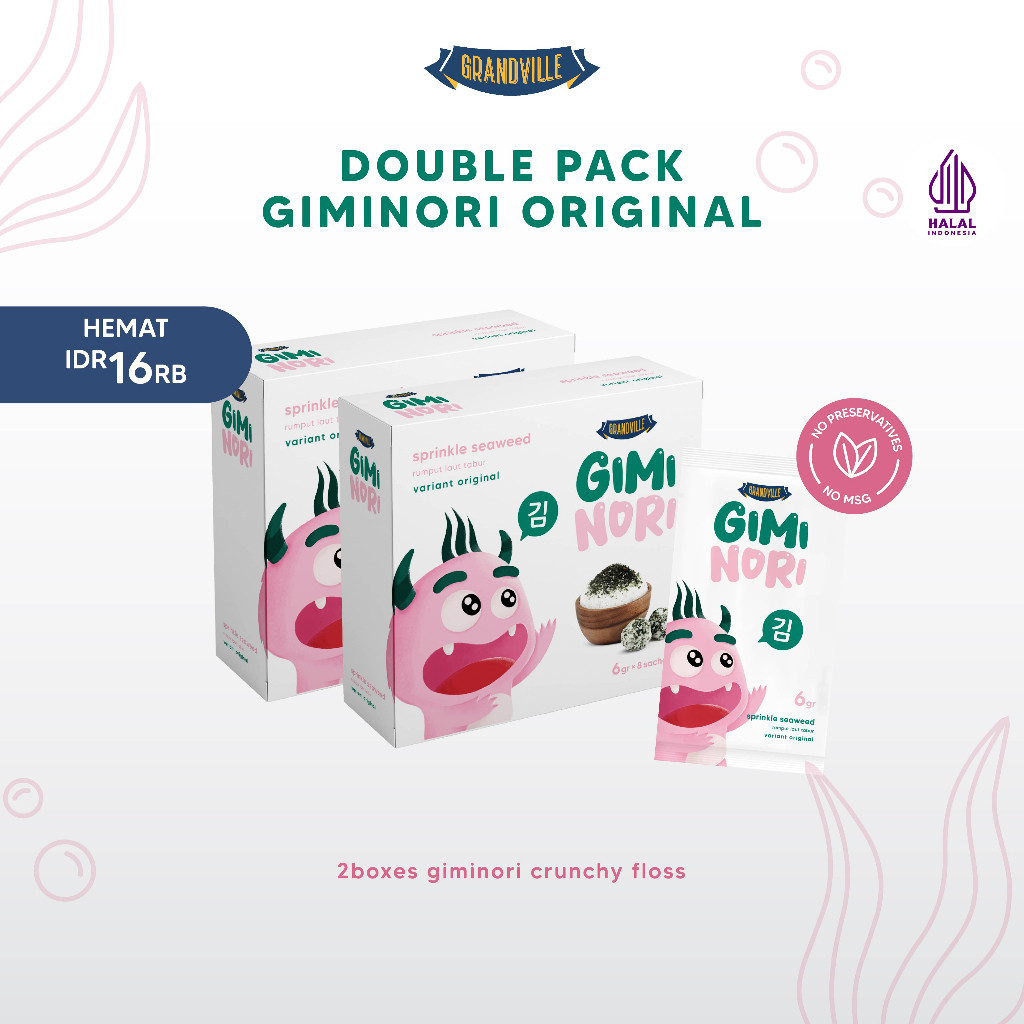 

Grandville Gimi Nori Rumput Laut Tabur Original Double pack