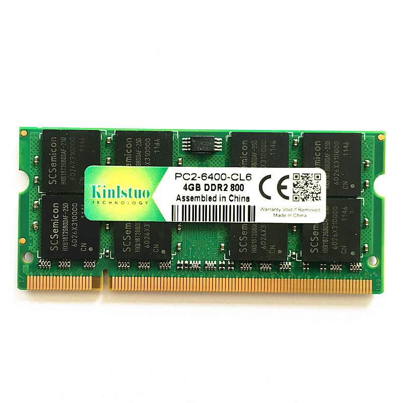 DDR2 RAM 4GB 800MHz SODIMM 4GB 2RX8 PC2-6400S Laptop Memory 667MHZ  PC-5300S