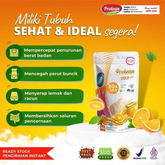 

PROLEAN - Minuman Serbuk Tinggi Serat - Rasa Jeruk