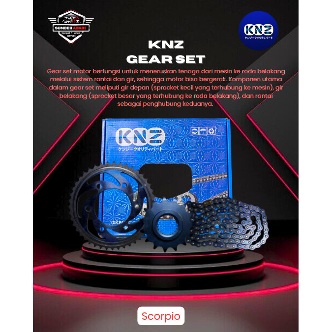 KNZ Gear Set Scorpio