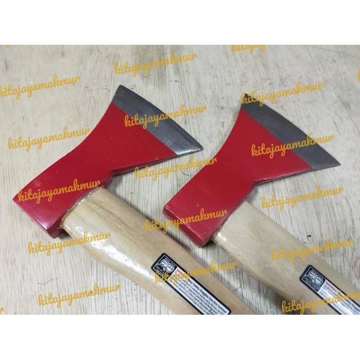 Top Tools KAPAK TUKANG KAYU TAJAM/ KAPAK CAP MATA - Merah