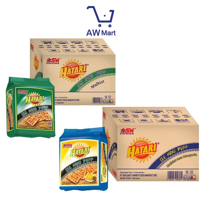 

1 DUS - HATARI MARGARIN BIRU / HIJAU ORIGINAL - 1 KARTON (ISI 36 PCS)