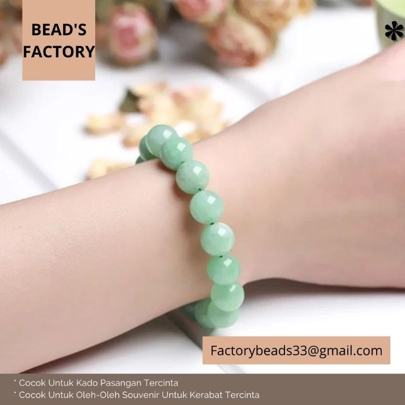 Gelang Batu Giok Taiwan Keberuntungan Dan Kesehatan Beads
