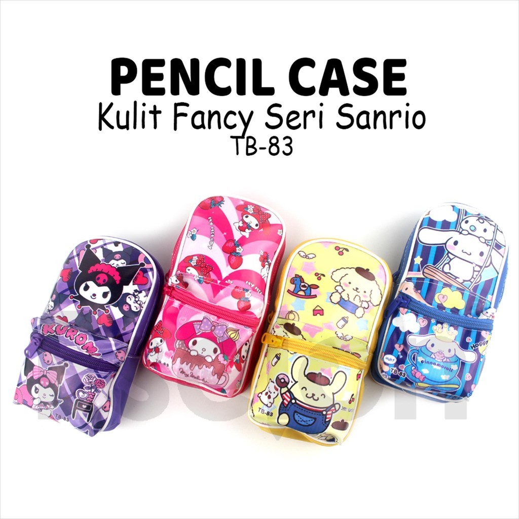 

♚Kotak Pensil Kulit Kantong / Tempat Pensil Resleting Fancy♚