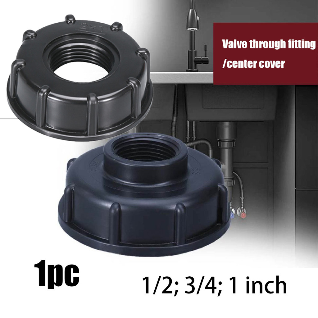 Adaptor Kran IBC 1/2/3/4/1"/Tutup Sambungan Kempu 1000L/Aksesoris Pompa Air & Tangki IBC
