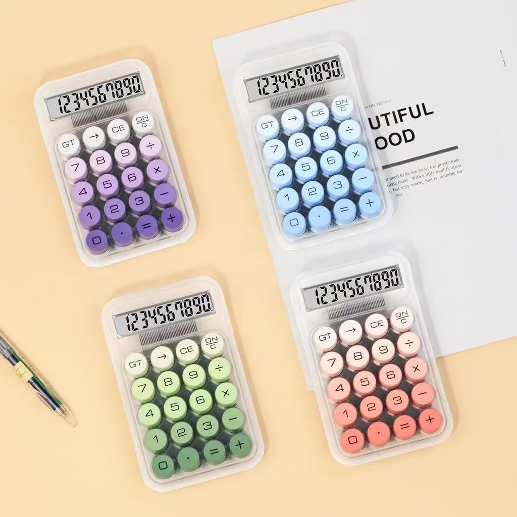 

Dewi Aksesoris-Kalkulator Transparan Aesthetic Gradien Lucu / Kalkulator 12 Digit Check & Correct - DEXIN BST