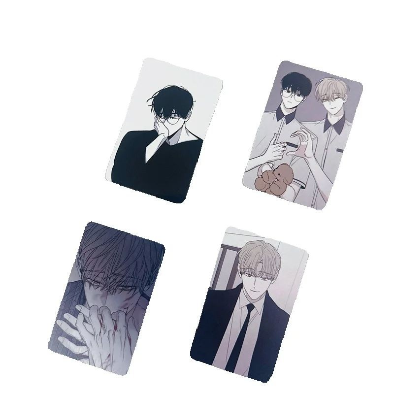 

4 Pcs/Set Korean Manwha Lomo Card Jeong Eunsung, Lee Suhyun Characters 3 Inches Photocard Fans Collection Gift