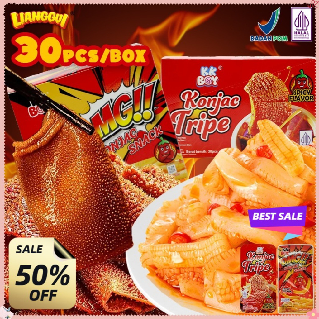 

[Pengiriman 24 jam] LIANGGUI HALAL 30pcs*10g Spicy Strips Juicy Snack Rasa Pedas Manis Renyah Dengan Rasa Pedas Manis Halal Dan Bpom