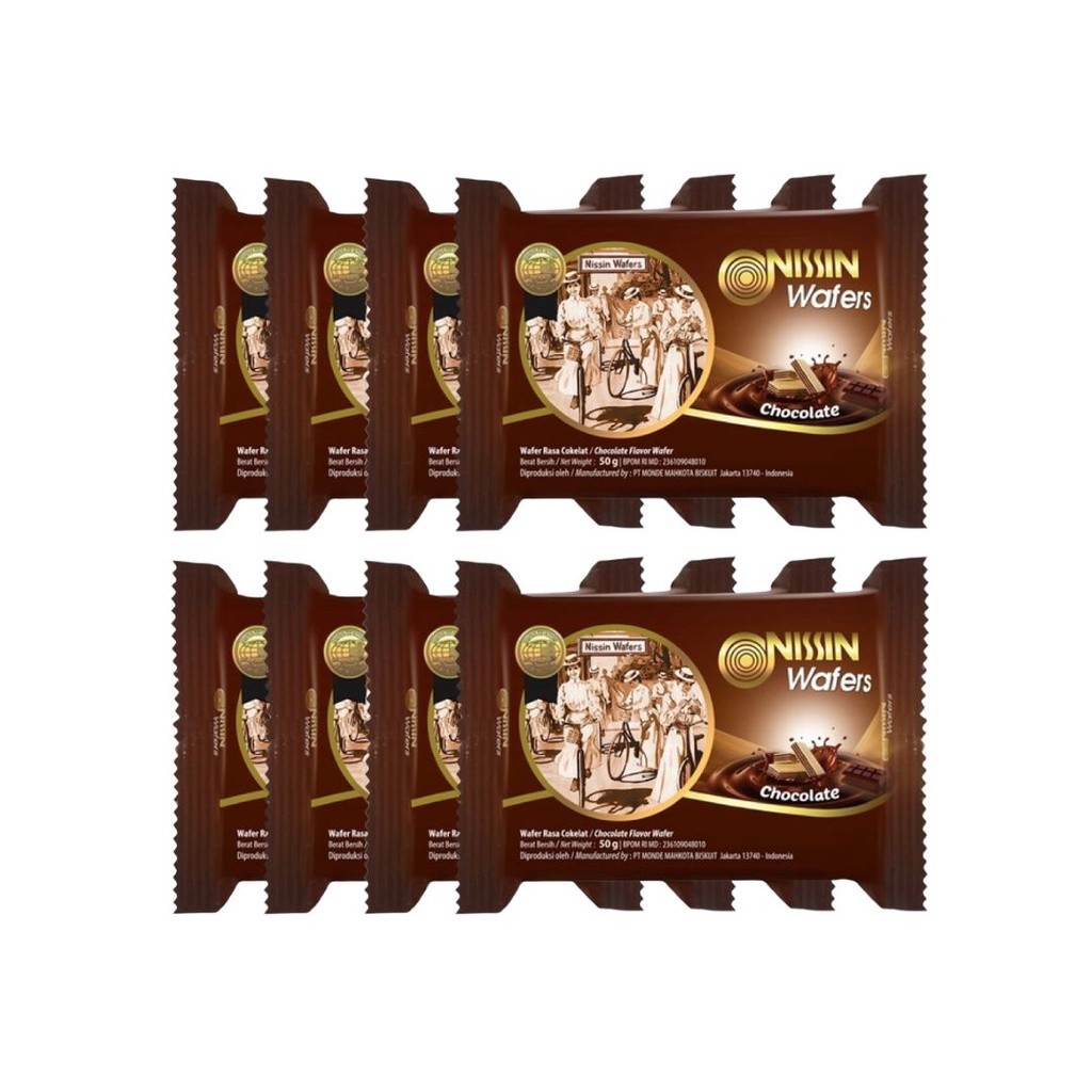

Nissin Wafer Cokelat 8 x 50 gr
