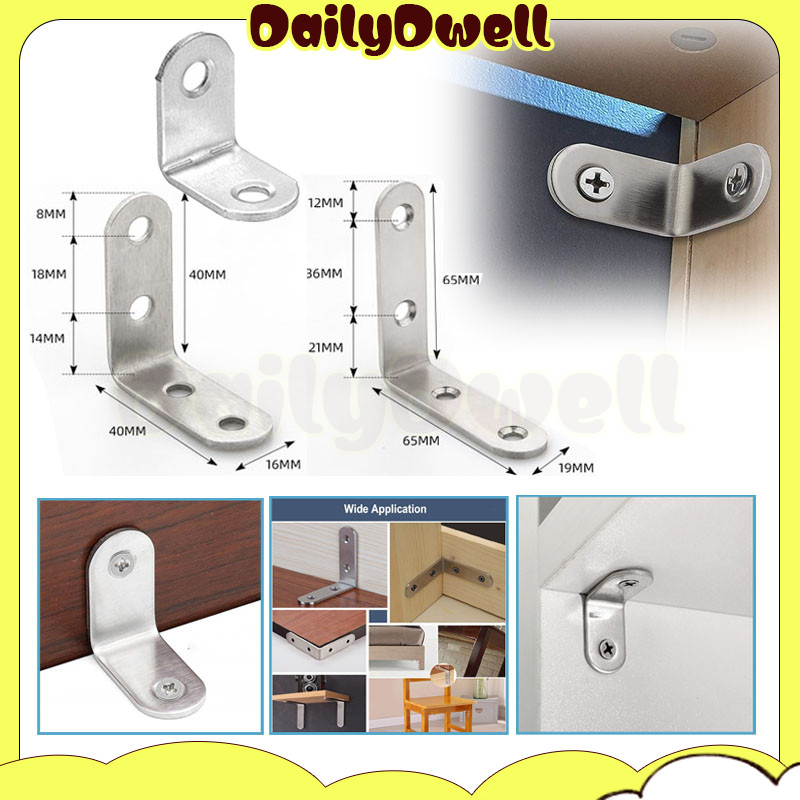 plat siku l besi /bracket siku penyangga rak/siku penyangga rak sudut oval besar tatakan bracket/