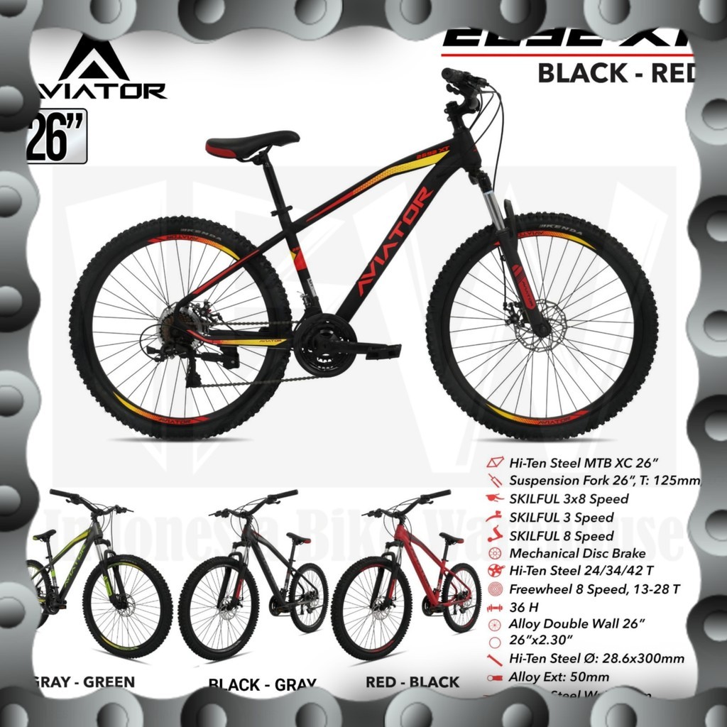 IBW - Sepeda MTB AVIATOR 2692 XT 26"