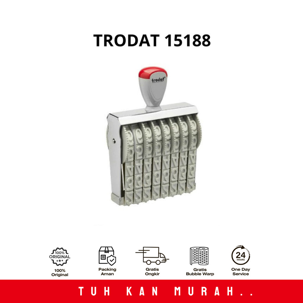 

STEMPEL ANGKA 8 DIGIT TRODAT 15188 - 18 MM
