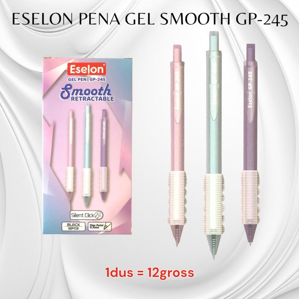 

[SDW] pekanbaru/PENA BALLPOINT CETAK /PENA TIKTAK/ PENA SMOOTH ES GP-245 ESELON