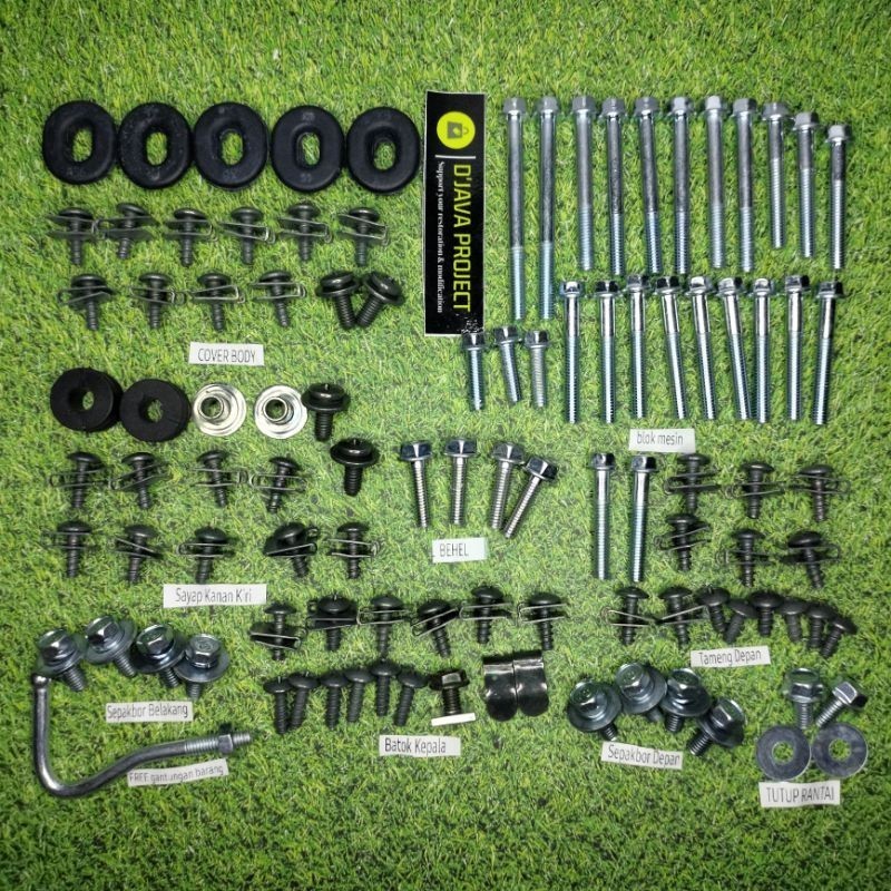 PROMO Cod Baut Bodi Yamaha Jupiter MX 135 Lama FullBody/Baud Jupiter MX 135 Old Lengkap FullBody/Ful