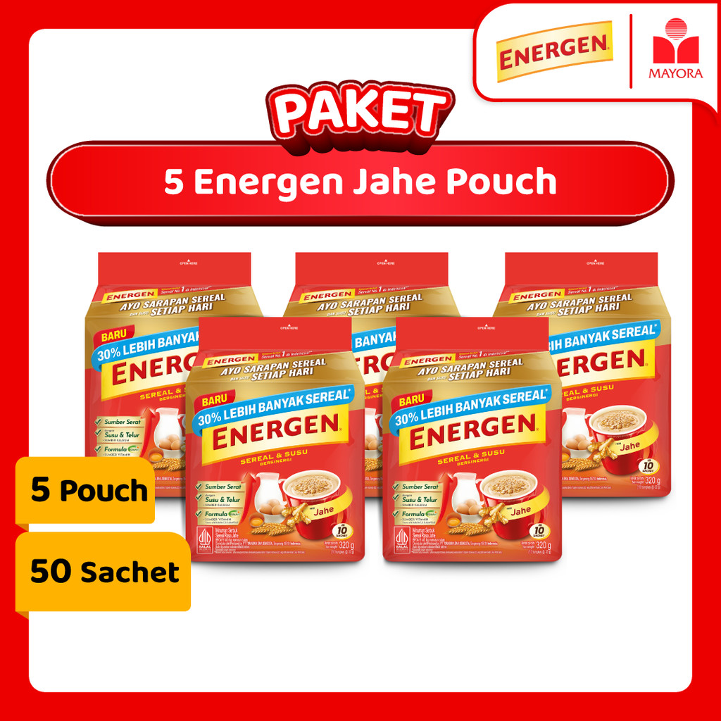 

Paket 5 Energen Jahe Pouch