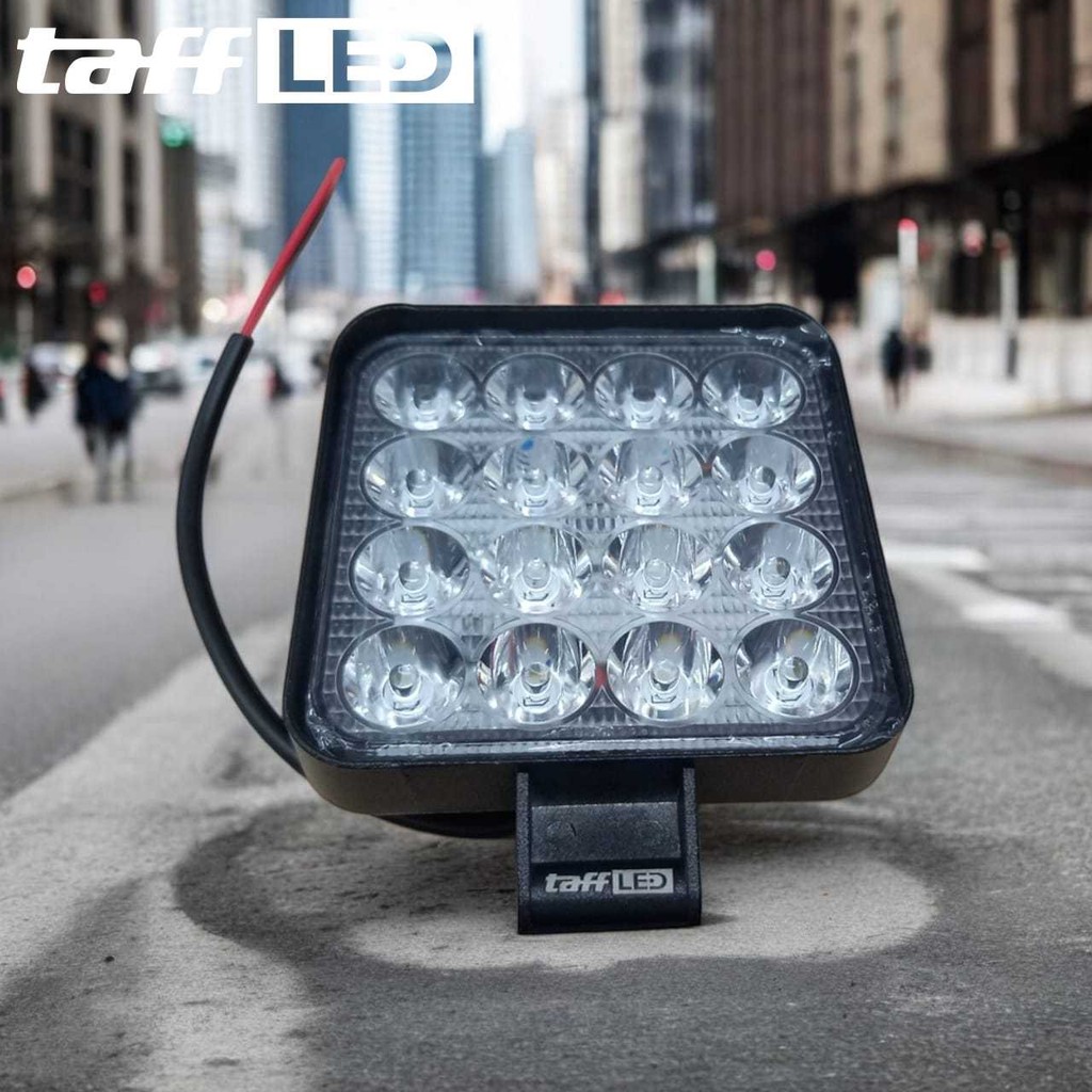 {ORI} TaffLED Lampu Sorot Tembak Mobil LED Floodlight Cool White IP68 48W - D841