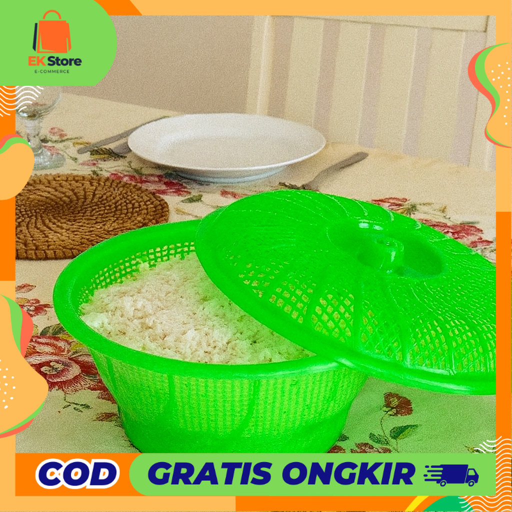 EK  Bakul nasi Bakul nasi jumbo / keranjang nasi tutup / wadah nasi tempat nasi