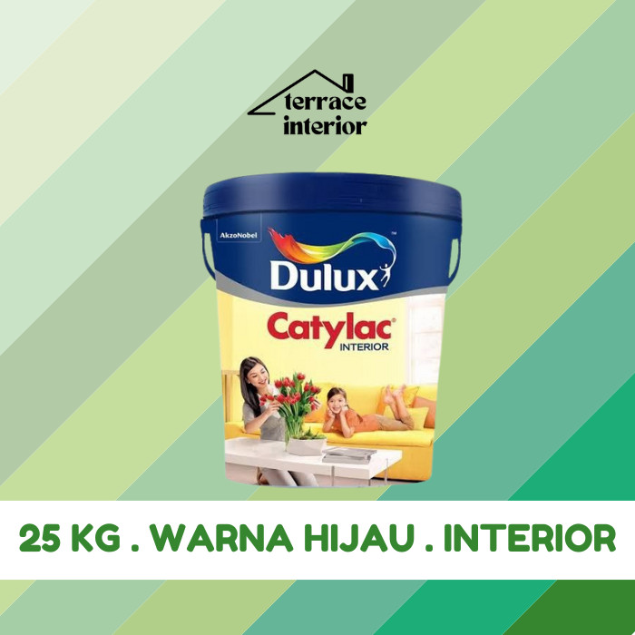 Cat Tembok Dulux Catylac Interior Warna Hijau 25KG
