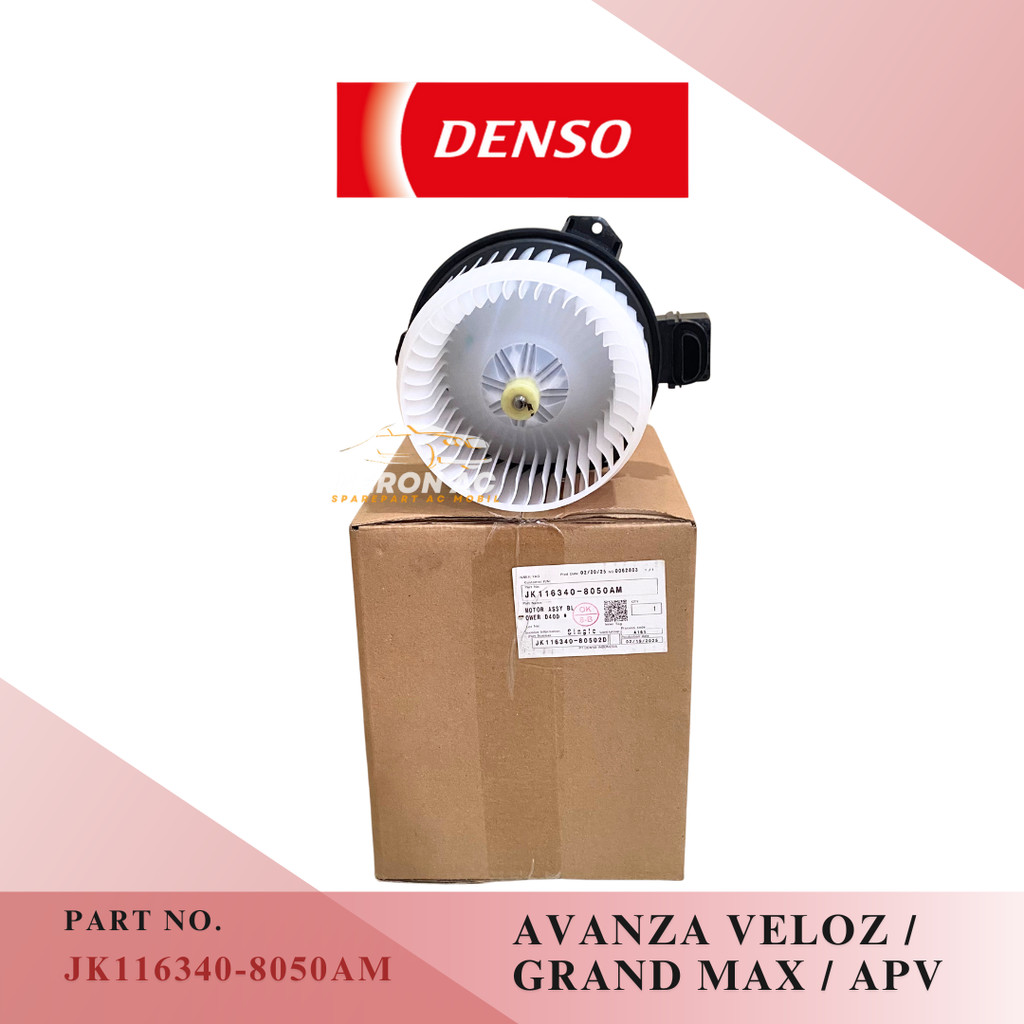MOTOR BLOWER AC MOBIL AVANZA VELOZ GRAND MAX APV SIRION XENIA MOBILIO BRV BRIO DENSO ASLI JK116340-8